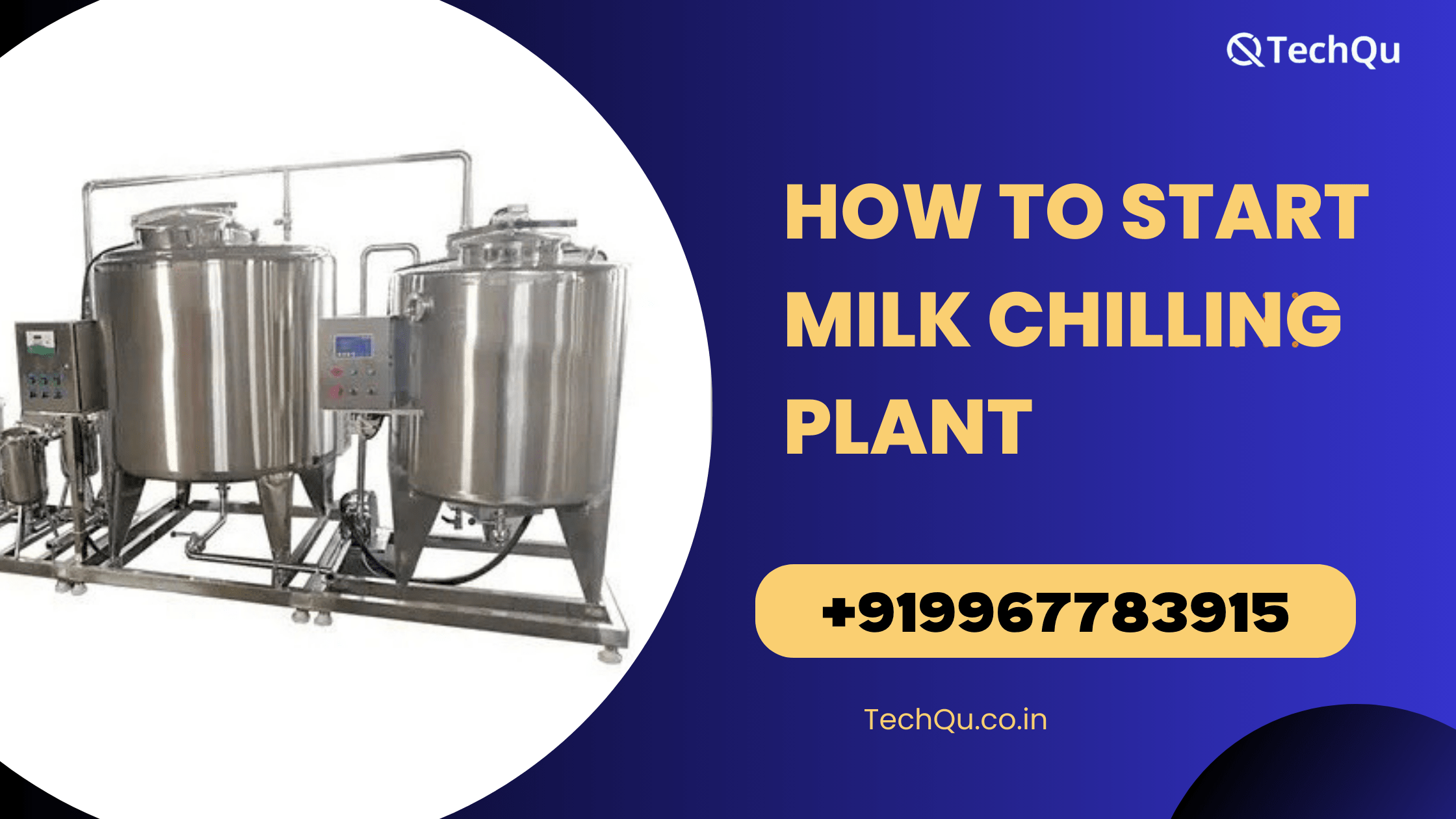 How To Start Milk Chilling Plant TechQu